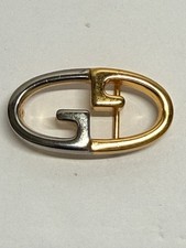 Vintage Gucci Belt 1980s Men’s Large Two Tone Double G Buckle Only