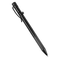 Rite in the Rain Weatherproof Bolt-Action Matte Black Metal Pen, Black Ink (N...