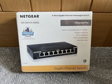 Image of NETGEAR GS308 8-Port Gigabit Ethernet Network Switch Hub Internet Splitter NEW