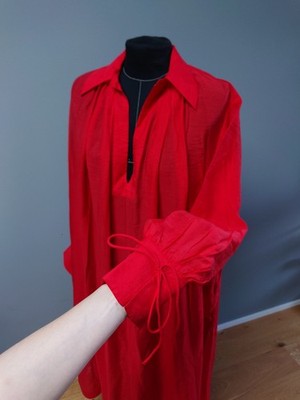 H&M Edition Kaftan-kleid Gr M Neu Mit Etikett Nicht Getragen Rot