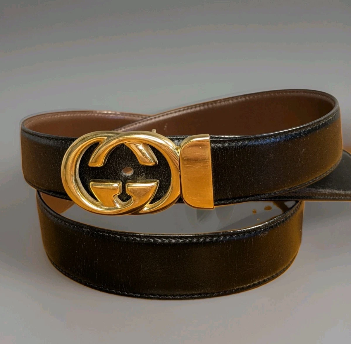Gucci Gold Vintage Belts for sale | eBay