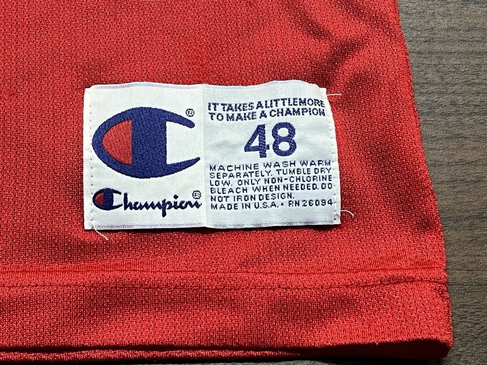 VTG Sam Cassell Houston Rockets Champion NBA Basketball Jersey - Sz. 48 - Image 3 of 4