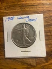 US silver half dollars . 7 in all .90% silver coins walking liberty and franklin