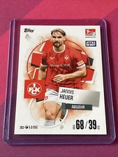 TOPPS MATCH ATTAX Bundesliga 25/26 Debut Karte #283 JANNIS HEUER Kaiserslautern