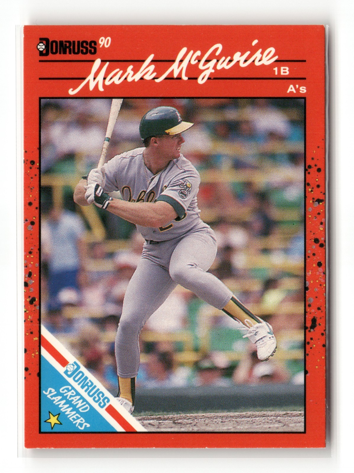 1990 Donruss - Grand Slammers Mark McGwire #4 