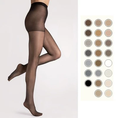 Fiore Lili Feinstrumpfhose Damen 20 DEN S-XXL transparent matt 14 Farben - Bild 1 von 4