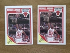 1989-90 Fleer - Michael Jordan #21 Lot Of 2 Cards. Stain Check Desc. Still Great