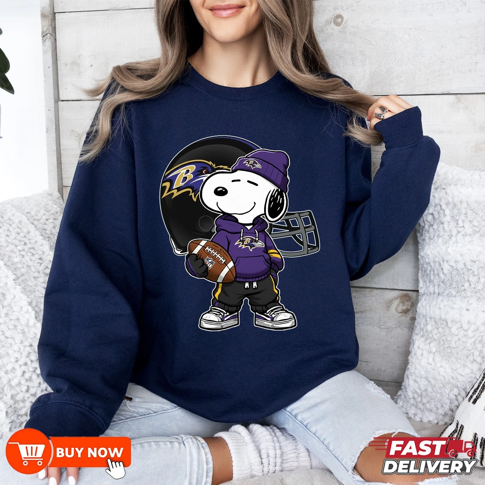 Baltimore Ravens Football Sweatshirt