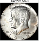 1968-D KENNEDY HALF DOLLAR 40 % SILVER, VERY BEAUTIFUL RARE COIN, FAST SHIPPING