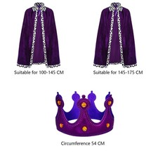 Halloween Umhang Zauberer Umhang Teufel Cape Hexenumhang Gothic Prinz Kostüm