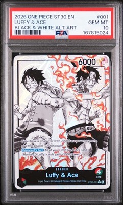 2026 ONE PIECE ST30-STARTER DECK EX LUFFY & ACE #001 LUFFY & ACE