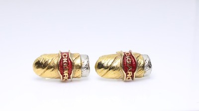 Cuban Cigar Cufflinks Red Label Cigaro