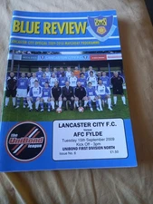 Lancaster City V Afc Fylde  2009