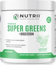 Organic Green Immunity Superfood Powder - Soothes Digestion, Boosts Healthy and