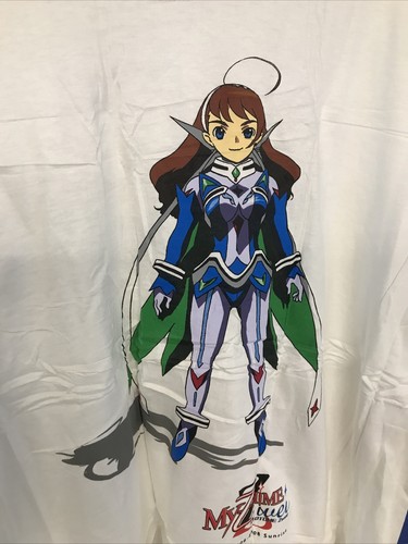 My-Hime Z: My-Otome Zwei Vintage 2008 Anime T-Shirt Gr. XL weiß New Old Stock - Bild 2 von 5