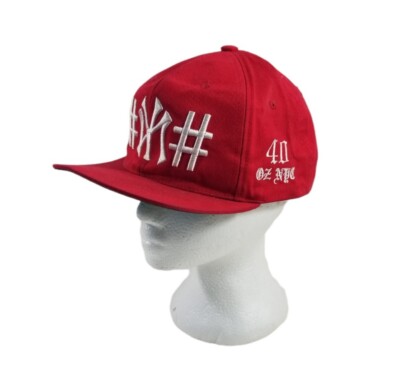 Been Trill x 40oz Czerwony Snapback #NY# Czapka -Virgil Abloh New