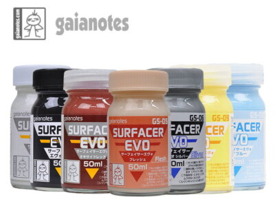 GAIA Notes Color Surfacer EVO Series GS01-12 (50ml) Multiple Options