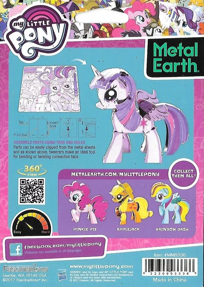 Metal Earth my little Pony Twilight Sparkle