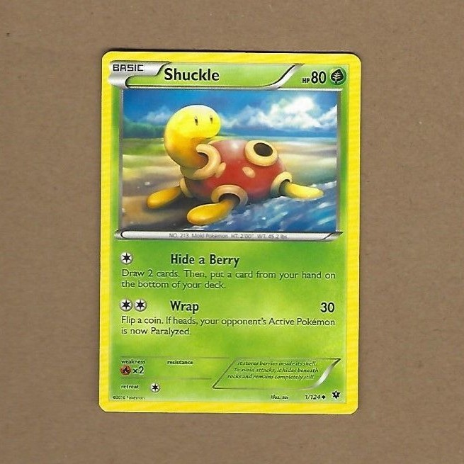 pokemon card shuckle POKEMON SHUCKLE CARD FREE SHIPPING