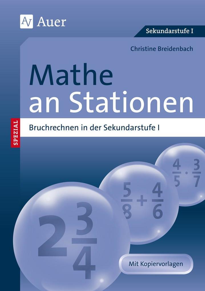 Thumbnail - Mathe An Stationen, Bruchrechnen | Christine Breidenbach | 2021 |