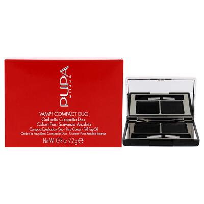 Pupa Milano Vamp Eyeshadow Compact Duo 007 Dark Night - Light Smooth Blendabl...