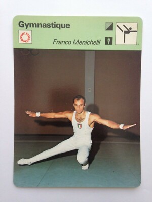 Carte Collection "Rencontre" 1979 - Gymnastique, Saut De Cheval Masculin, Vintage