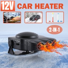 150W Electric Car Heater 3 Hole 12V DC Heating Fan Defogger Defroster Demister