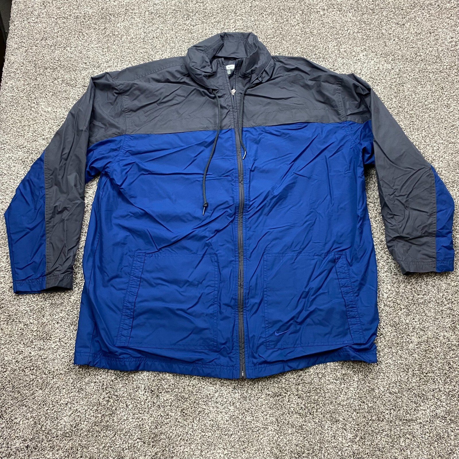 SACAI X NIKE Nike giacca uomo extra large vintage vintage y2k full zip foderata cappuccio tuckaway