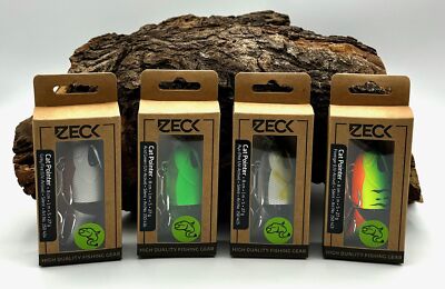 Zeck Cat Pointer 8cm 27g 4 Farben 2 teilig Welswobbler Wels Waller Wobbler