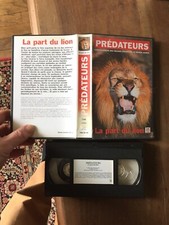 CASSETTE VIDEO VHS DOCUMENTAIRE PREDATEURS la part du lion