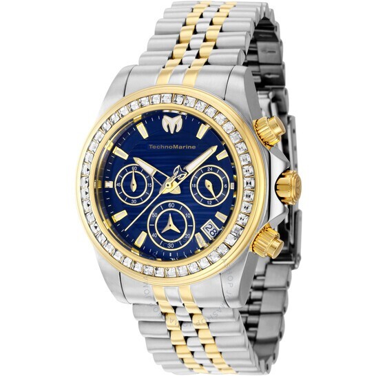 TechnoMarine Manta Ray Women Watch 38mm Steel Gold Original Watch