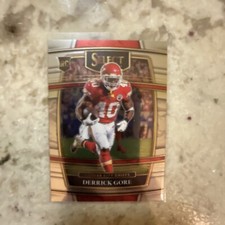 2021 Panini Select DERRICK GORE Concourse Level Rookie RC #84 Kansas City Chiefs