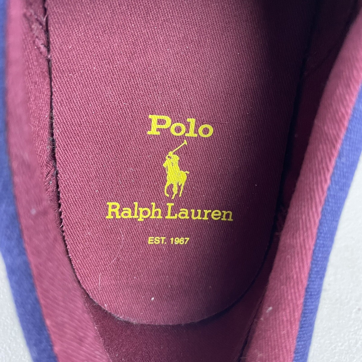 Polo Ralph Lauren Thompson Rugby Kicker Bear Flag Mens 11.5  display picture 1
