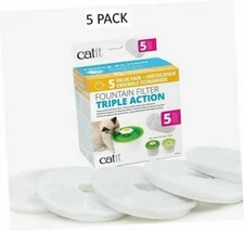 Catit 43746 Cat Water Fountain Replacement Filters - White