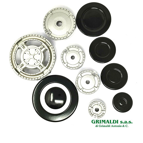 KIT 5 BRUCIATORI E PIATTELLI SPARTIFIAMMA 4FUOCHI+TRIPLA CORONA HOTPOINT  ARISTON | eBay