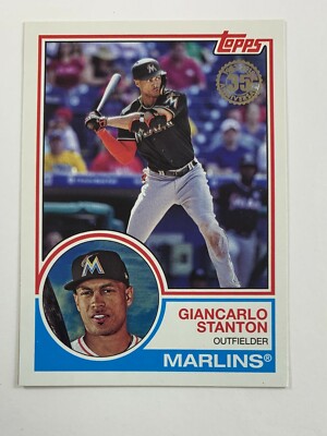 2018 Topps 35the Anniversary #83-22 Giancarlo Stanton Card  MC1
