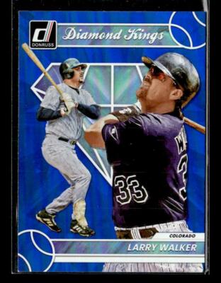 2023 Donruss #29 Larry Walker Holo Blue Colorado Rockies