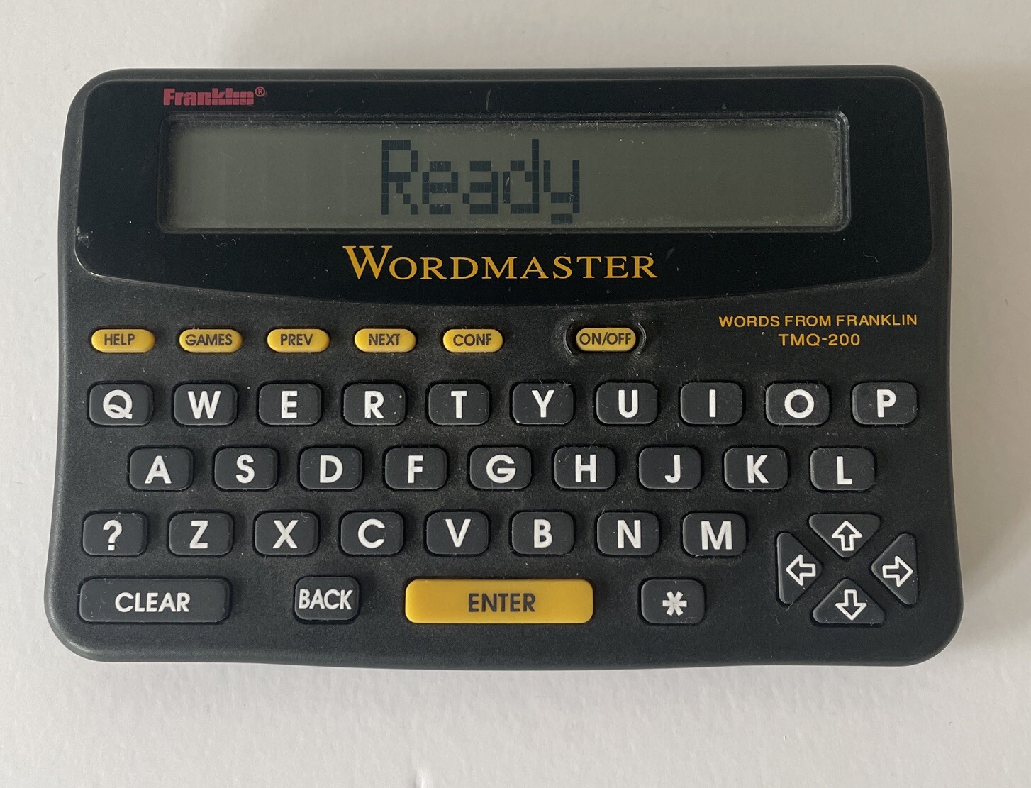 Franklin Electronic Wordmaster TMQ200 Spellchecker Thesaurus Wordle