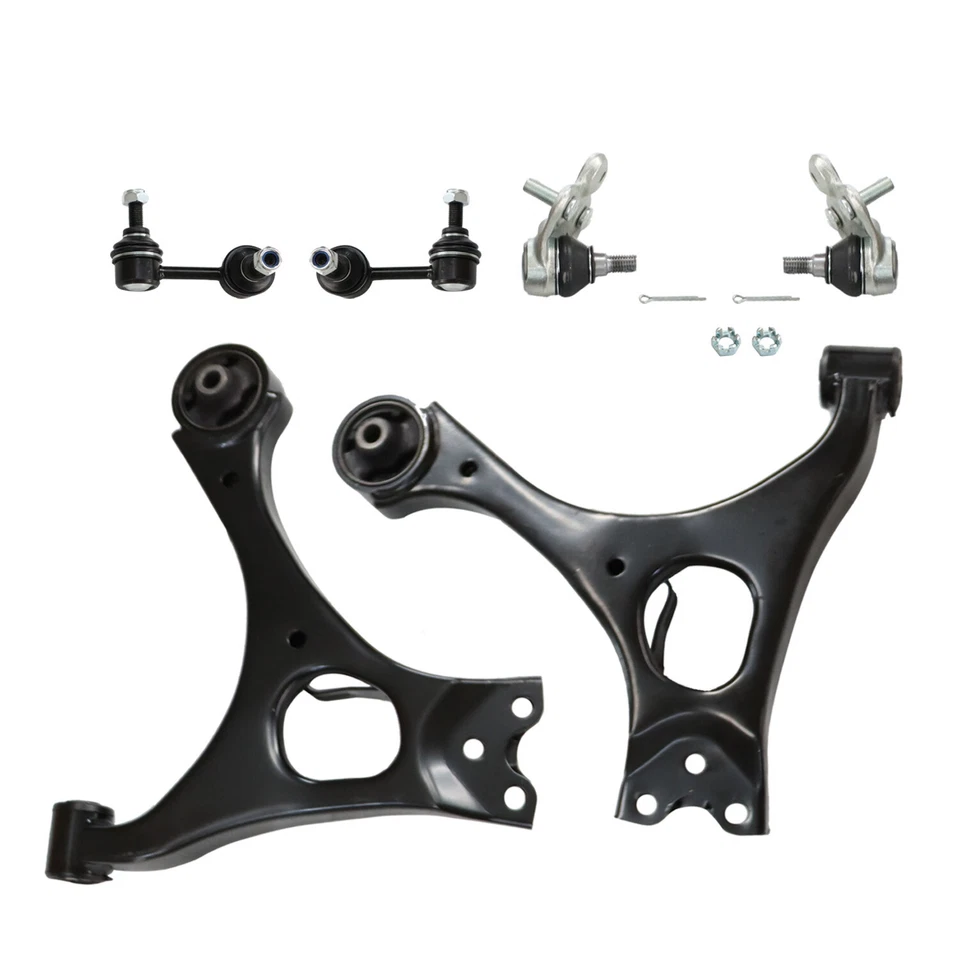 Brazo de control inferior delantero con barra estabilizadora de rótula para Honda Civic 2006-2011 no Si Foto 2 de 4