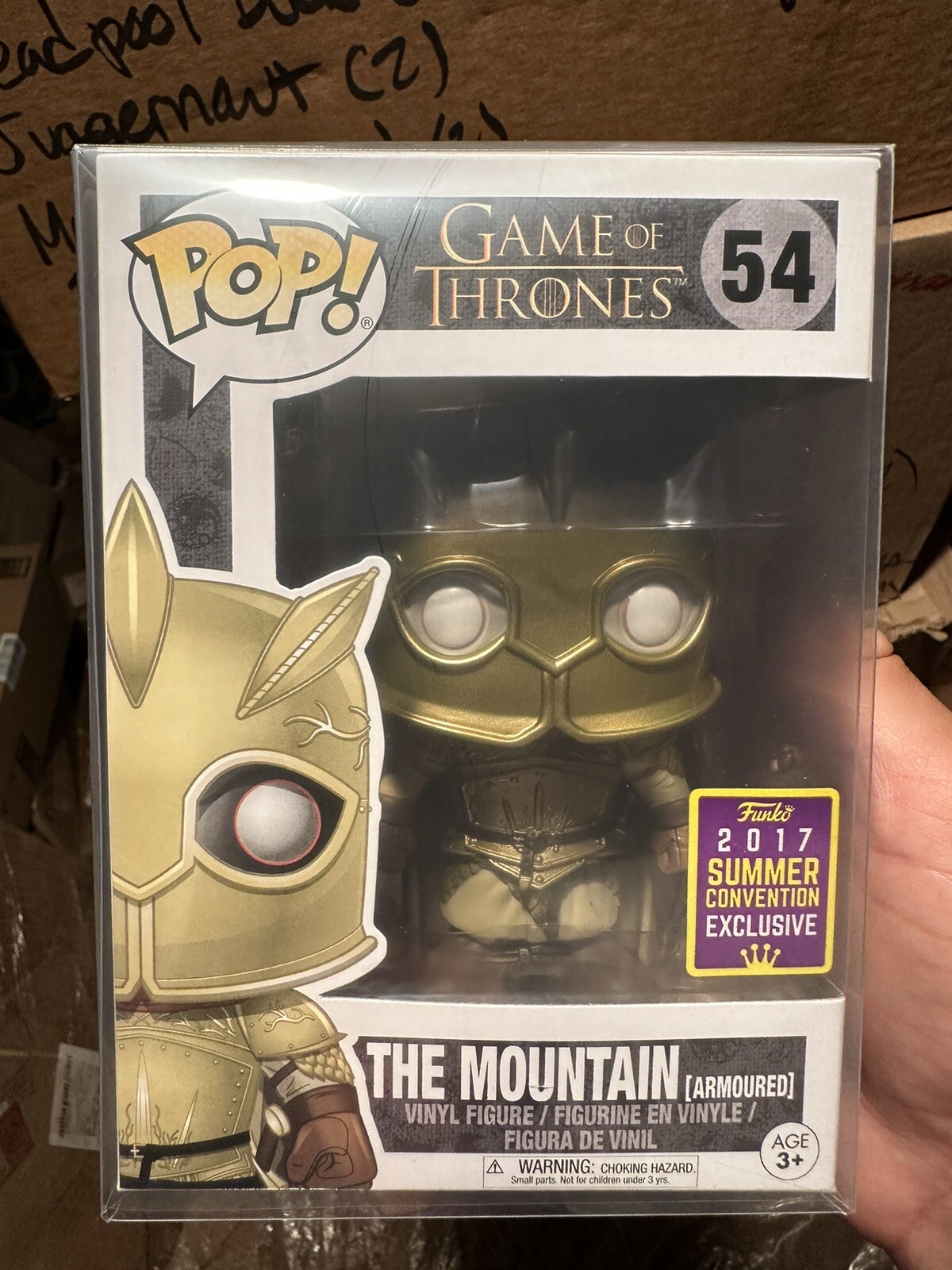 Funko Pop Game Of Thrones The Mountain (Armoured) SDCC 2017