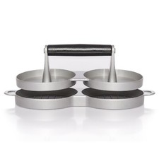 2in1 Hamburger-Presse Burger-Presse XXL Patty-Maker Patty-Presse ALUGUSS Set