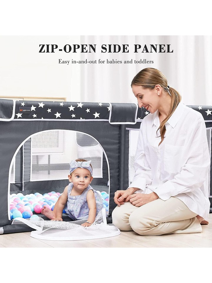 ANGELBLISS Playpen, child safety fence with star pattern eBay