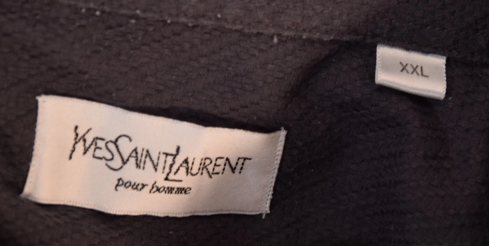 SAINT LAURENT (YSL) Camicia abito da uomo Saint Laurent grigio 2XL