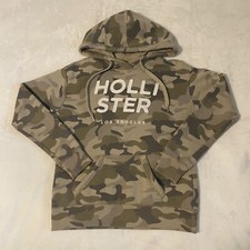 Women's Hollister Pull Over Hoodie Desert Camo Size XS