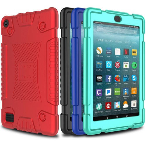 For Kindle Fire HD 8 2018 Shockproof Rugged Silicone Case Cover - Picture 6 of 18