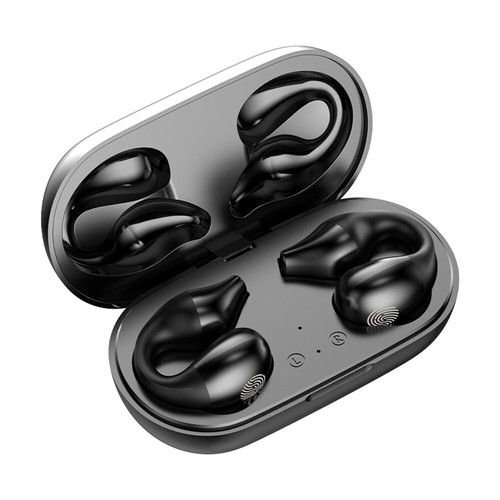 Wireless Bluetooth 5.2 Headphones Ear Clip HIFI Music Bone Conduction Earphones - Photo 12 sur 13
