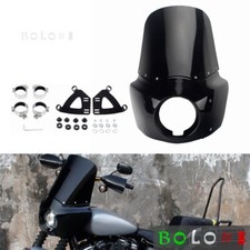 For Harley Dyna Low Rider Super Glide Street Bob Front Fairing & Windshield Kit
