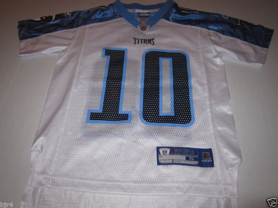 Футболка молодежная Vince Young No10 Tennessee Titans NFL Reebok маленькая S 6-8 - Изображение 3 из 4