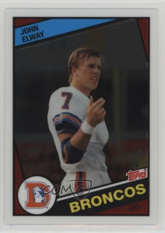 2012 Topps Chrome Quarterback Rookie Reprint John Elway #63 HOF 1nr0
