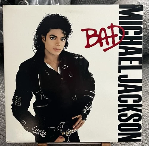 Michael Jackson – Bad – Vinyl LP – 1987 Epic – EX Vinyl / EX Cover